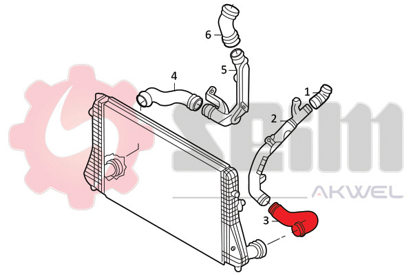 Seim Laadlucht-/turboslang 981941