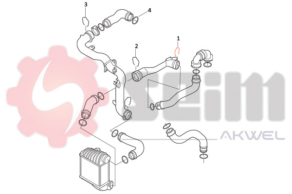 Seim Laadlucht-/turboslang 981943