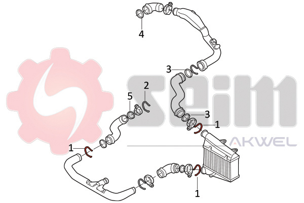 Seim Laadlucht-/turboslang 981943