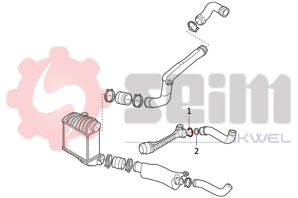 Seim Laadlucht-/turboslang 981943