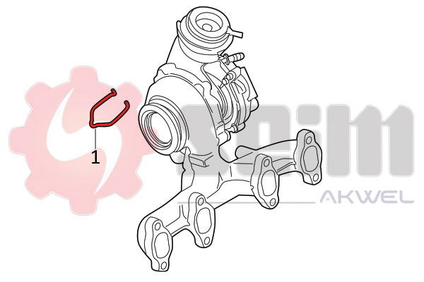 Seim Laadlucht-/turboslang 981945