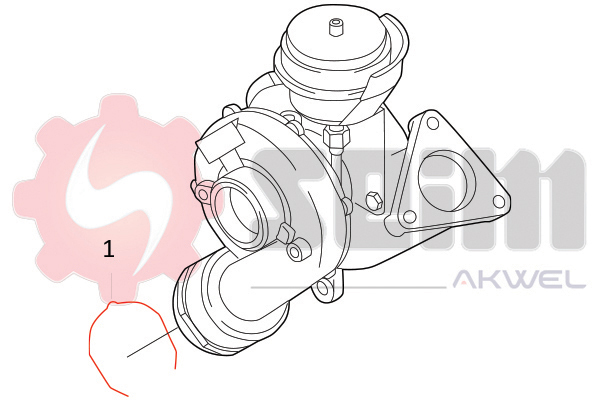 Seim Laadlucht-/turboslang 981945