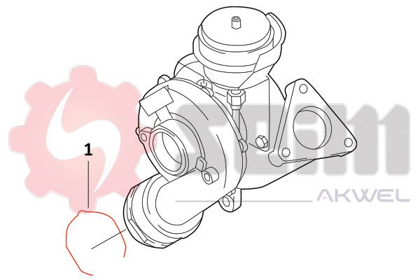 Seim Laadlucht-/turboslang 981945