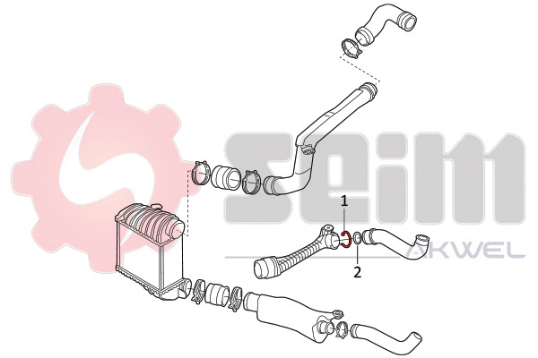 Seim Laadlucht-/turboslang 981945