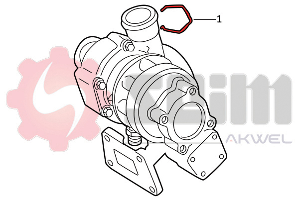 Seim Laadlucht-/turboslang 981945