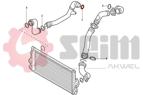 Seim Laadlucht-/turboslang 981945
