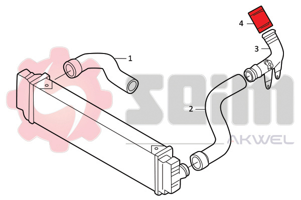 Seim Laadlucht-/turboslang 981952