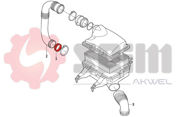 Seim Laadlucht-/turboslang 981954