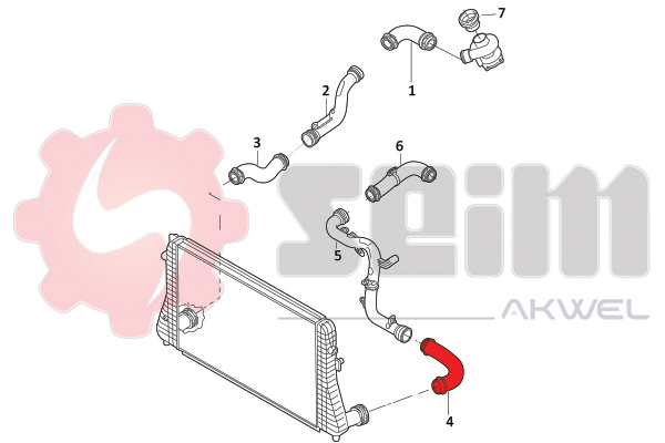 Seim Laadlucht-/turboslang 981957