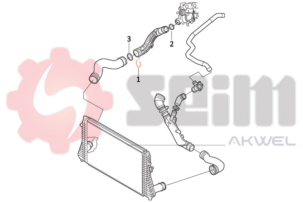 Seim Laadlucht-/turboslang 981958