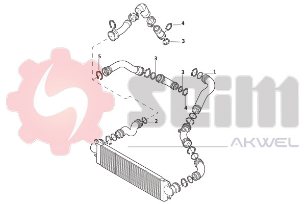Seim Laadlucht-/turboslang 981958