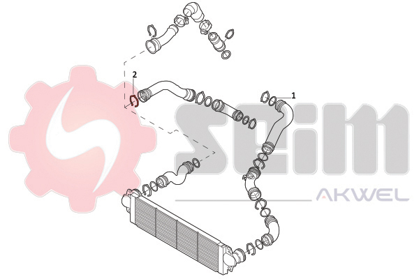 Seim Laadlucht-/turboslang 981958