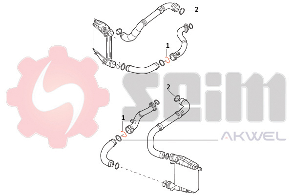 Seim Laadlucht-/turboslang 981958