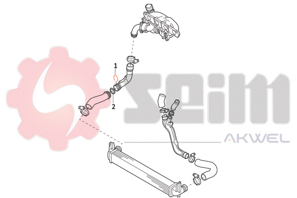 Seim Laadlucht-/turboslang 981958