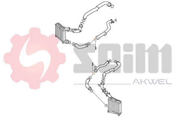 Seim Laadlucht-/turboslang 981958