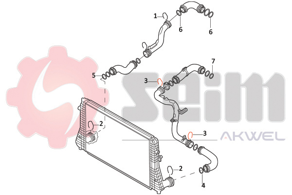 Seim Laadlucht-/turboslang 981958