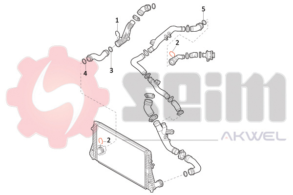 Seim Laadlucht-/turboslang 981959