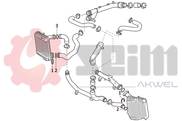 Seim Laadlucht-/turboslang 981959