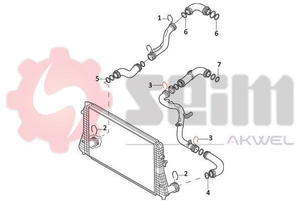 Seim Laadlucht-/turboslang 981960