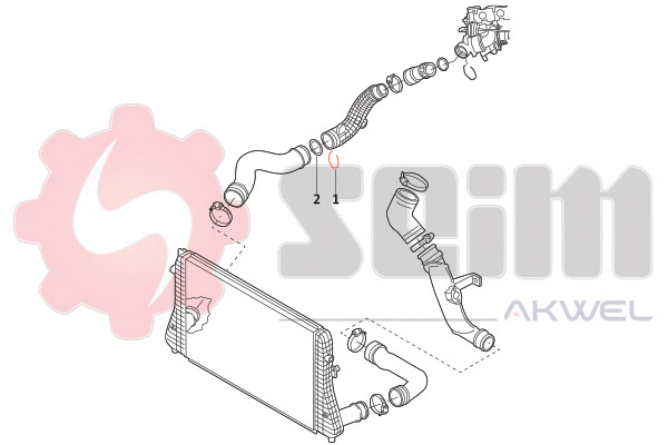 Seim Laadlucht-/turboslang 981960