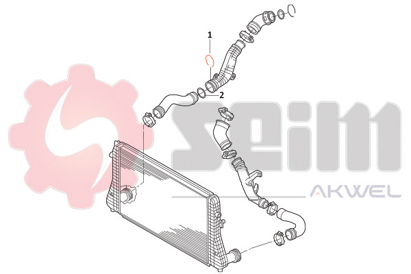 Seim Laadlucht-/turboslang 981960