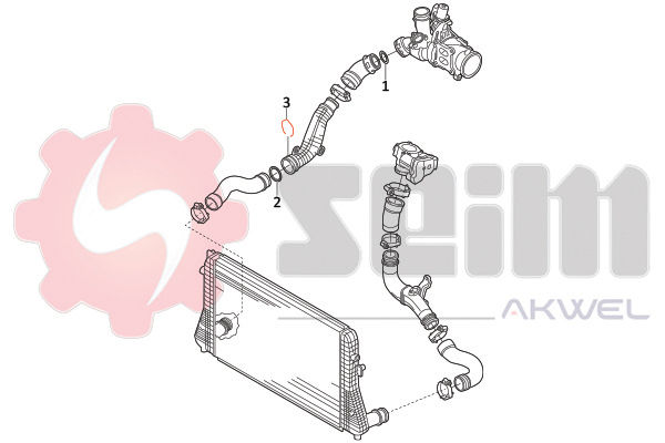 Seim Laadlucht-/turboslang 981960