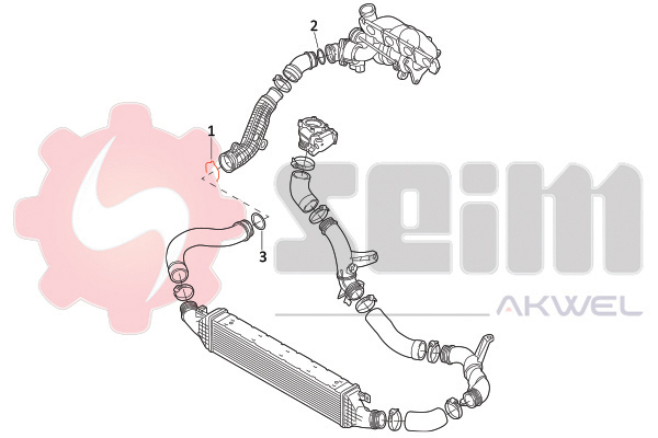 Seim Laadlucht-/turboslang 981960