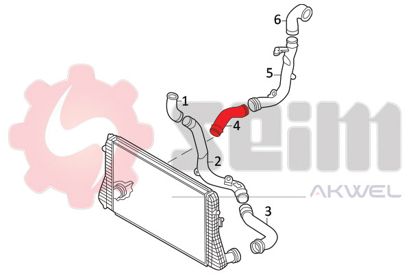 Seim Laadlucht-/turboslang 981961