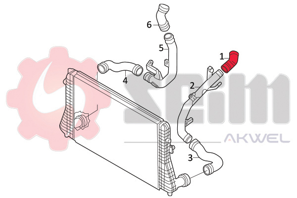 Seim Laadlucht-/turboslang 981963