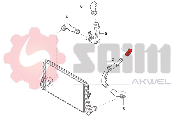 Seim Laadlucht-/turboslang 981963
