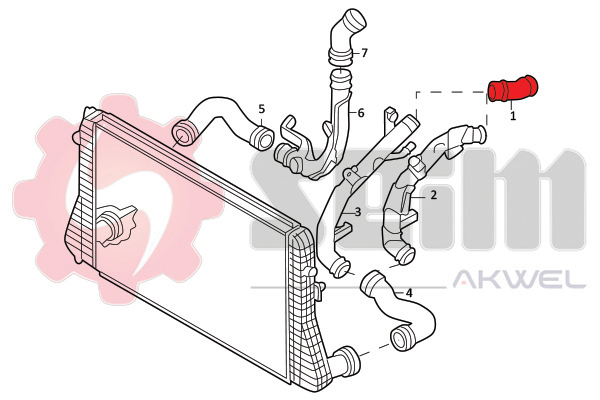 Seim Laadlucht-/turboslang 981963
