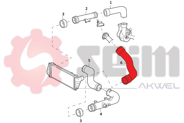 Seim Laadlucht-/turboslang 981964