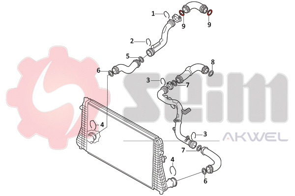 Seim Laadlucht-/turboslang 981967