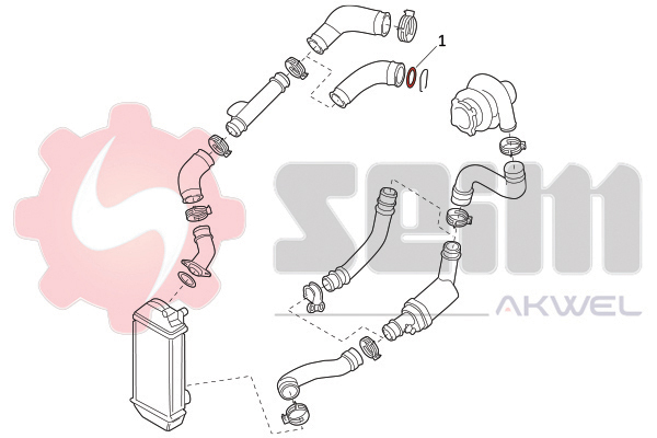 Seim Laadlucht-/turboslang 981967