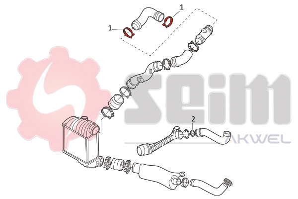Seim Laadlucht-/turboslang 981967