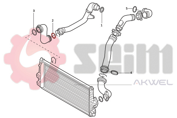 Seim Laadlucht-/turboslang 981968