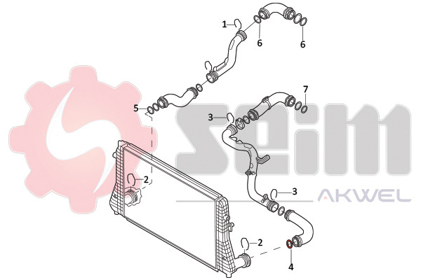 Seim Laadlucht-/turboslang 981969