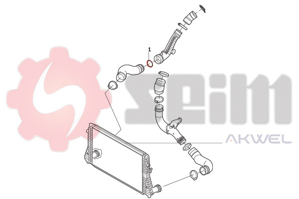 Seim Laadlucht-/turboslang 981969