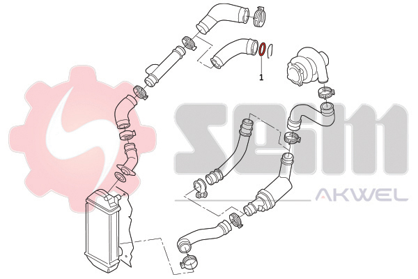 Seim Laadlucht-/turboslang 981969