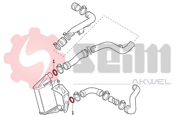 Seim Laadlucht-/turboslang 981969