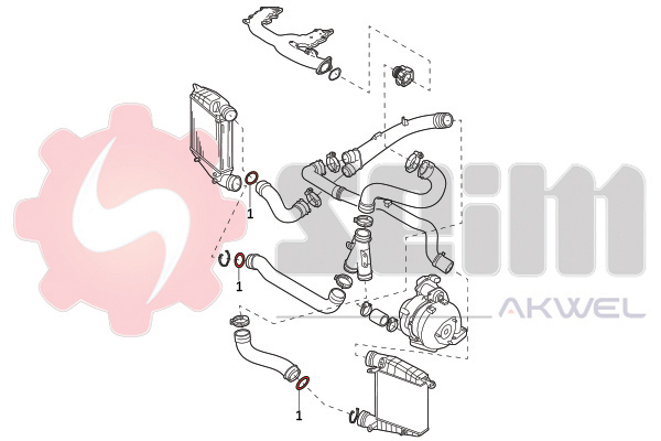 Seim Laadlucht-/turboslang 981969