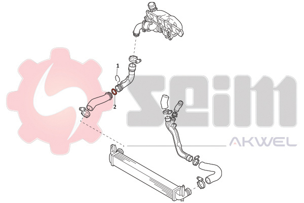 Seim Laadlucht-/turboslang 981969