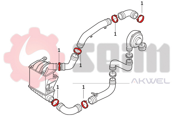 Seim Laadlucht-/turboslang 981969