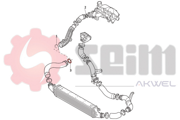 Seim Laadlucht-/turboslang 981969