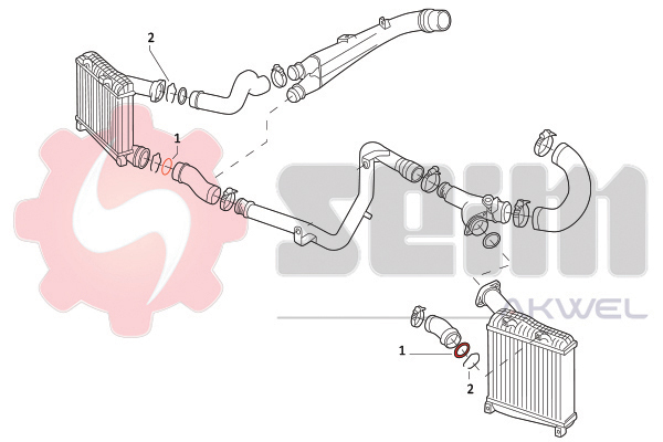 Seim Laadlucht-/turboslang 981969