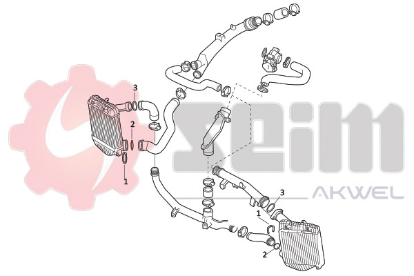 Seim Laadlucht-/turboslang 981969