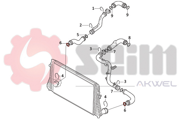 Seim Laadlucht-/turboslang 981969