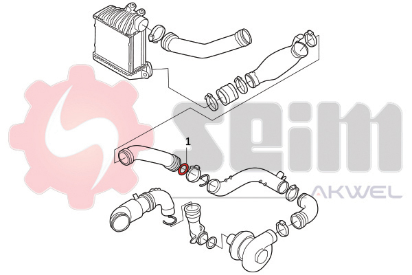 Seim Laadlucht-/turboslang 981969
