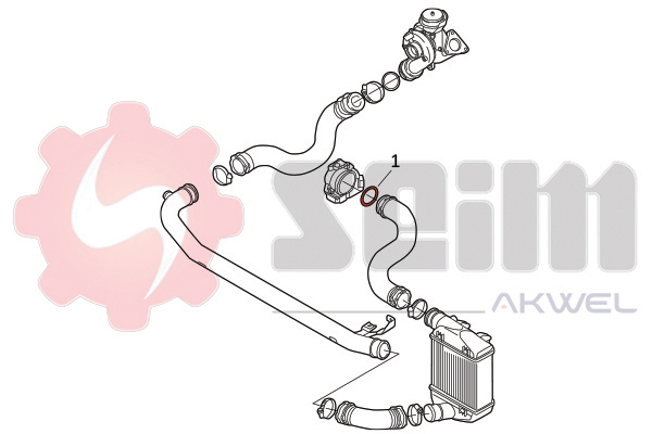 Seim Laadlucht-/turboslang 981969
