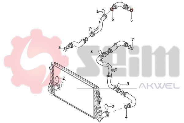 Seim Laadlucht-/turboslang 981970